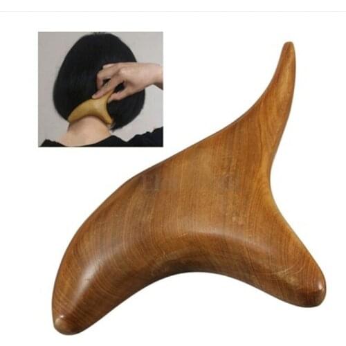 Triangle Blood Crculation Acupuncture Vietnam Fragrant Wood Massage Trigeminal Scrap Lymphatic Drainage Shiatsu Body Massager