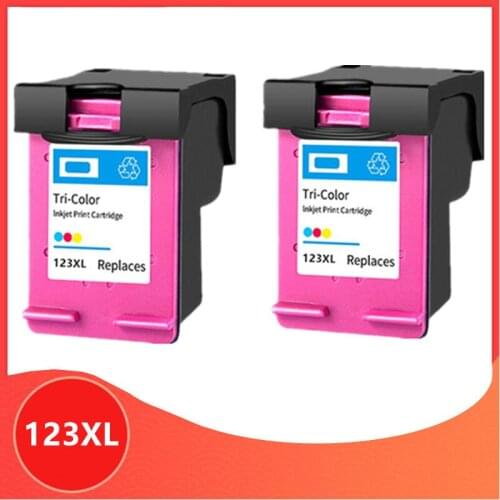 Color Compatible for hp 123 XL Replacement ink Cartridge for hp123 123XL for Deskjet 1110 2130 2132 2133 2134 3630 3632 3637