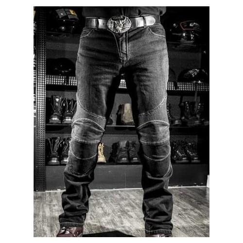 K Knight Racing Anti-wrestling straight jeans locomotive engine cross-country riding male trousers