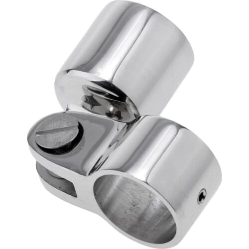 Marine 316 Stainless Steel 32mm Bimini Top Caps External Eye End Deck Hinge Easy Install Marine Hardware