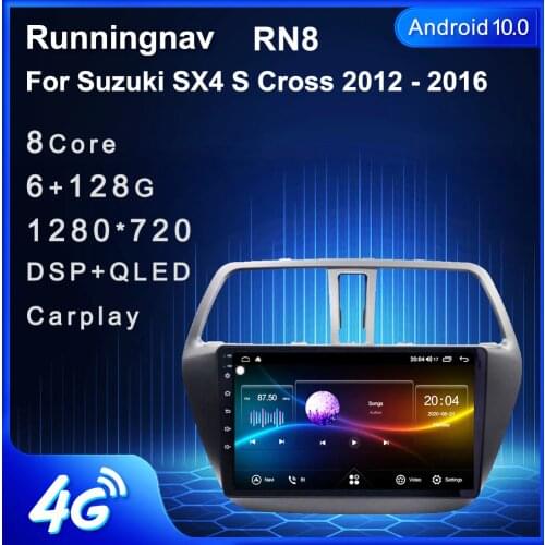 9" 4G LTE Android 10.1 For Suzuki S-Cross SX4 2014 2015 2016 2017 Multimedia Stereo Car DVD Player Navigation GPS Radio