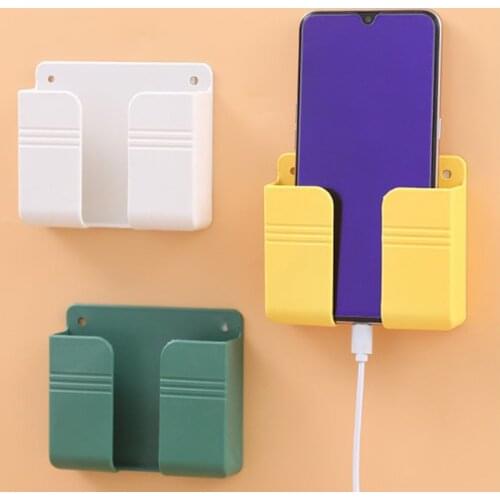 1PCS Wall Charger Hook Mobile Phone Holder For Iphone Xiaomi IOS Universal Cellphone Hanging Stand Bracket Hooks Charging Dock