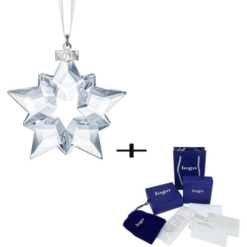 SWA New ANNUAL EDITION ORNAMENT 2019 Fashion Classic Charming Annual Crystal Ornaments for Lovers Anniversary Romantic Gifts