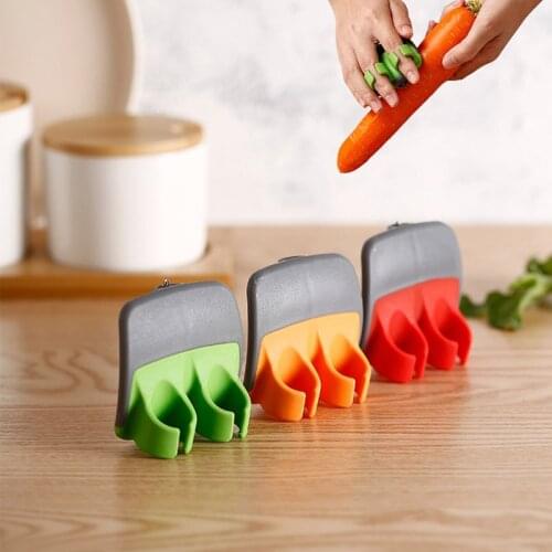 Two-finger Cutter Peeling cookice tools Steel Blade Vegetable Fruit Potato Cucumber Slicer Handheld Kitchen Accessories Gadget