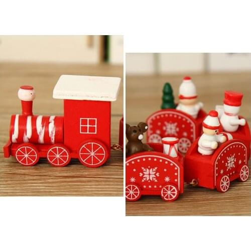 Christmas Gifts Five Christmas Trains Childrens Cartoon Christmas Ornaments Home