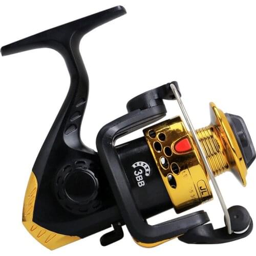 High Quality 3BB Fishing Reel Plastic Spool Ultra-thin body 5.1:1 Gear Ratio Speed Fishing Spinning Wheel For Beginner