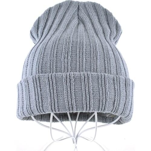 2017 Unisex gorros Knitted wool beanies Women bone men Beanie Girls Autumn Casual Cap Womens Winter Hats for men Hip-Hop caps