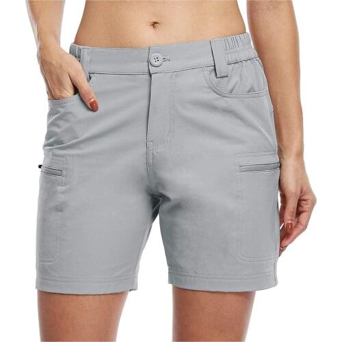 Women Summer Casual Shorts 2021 New Style Fashion Solid Color Side Pockets Zipper Cargo Short Pants for Women High Waist Shorts