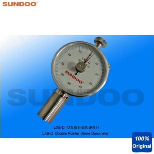 Sundoo LXB-D Handheld Double Analog Pointer Rubber Plastic Shore Durometer