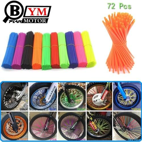 Universal Motocross SPOKE SKINS Wheel RIM SPOKE COVERS For KAWASAKI 500 KX 450 KTM SX SXF EXC XC EXC-F EXCF MX Mot tmax 530 500