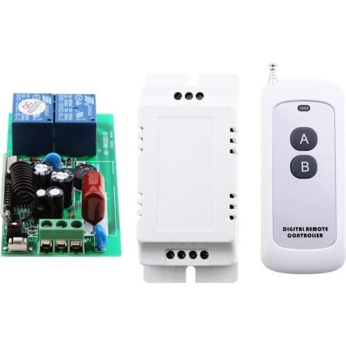 Universal 2CH Channel LED Lamp Remote Control Wireless RF 2 Relay Receiver 2 Channels