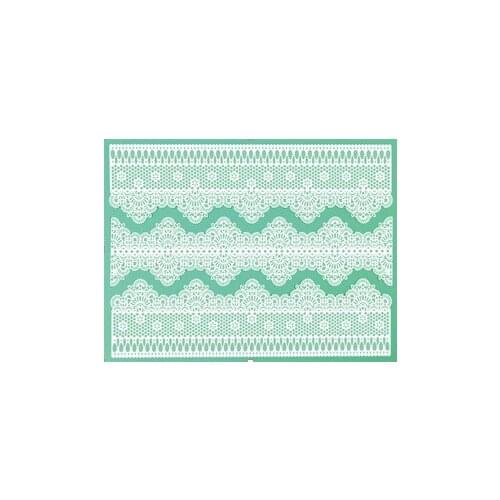 High Quality Silicone Fondant Mat Kitchen Flower Pattern Lace Mold For Cake Decorating