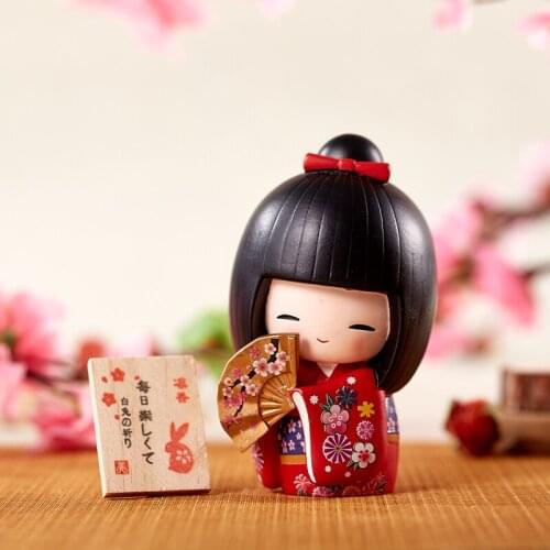 Japanese Doll Kimono Doll Lovely Girl Doll Ornaments Japanese Jewelry Craft Gifts Home Decoration Accessories Japan Home Decor