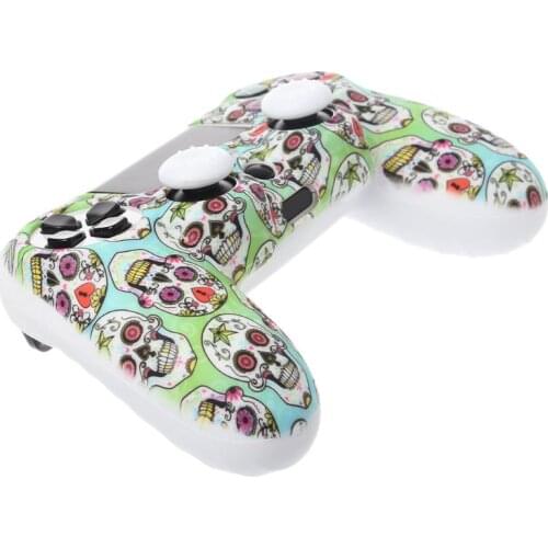 Protective Cover Gamepad Sleeve Case Soft Silicone Skin Analog Thumb Grip Stick Cap Anti-Slip for sony 4 PS4