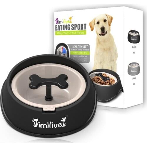 2017 Size L Anti Choke Pet Dog Bowl Slow Eating Pet Bowl Healthy Prevent Choking Gluttony Obesity Puzzle Feeder Pet Dogs & Cats