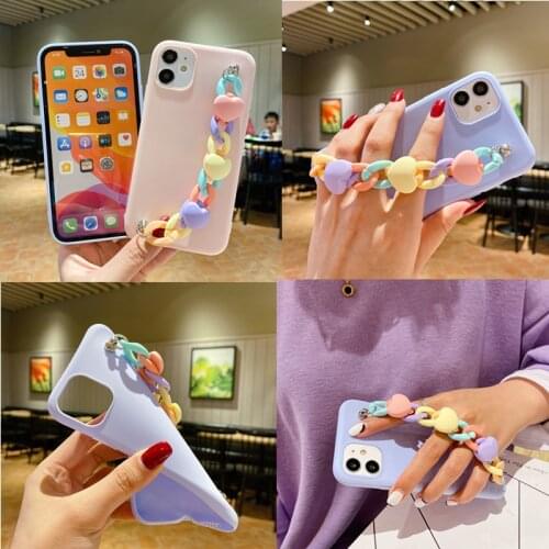 Luxury Cute Candy Case For Huawei Honor X20 SE play 5T 10X Max Lite 4t V30 Pro 4 3 V40 V20 V10 Magic 2 Love Heart Bracelet Case