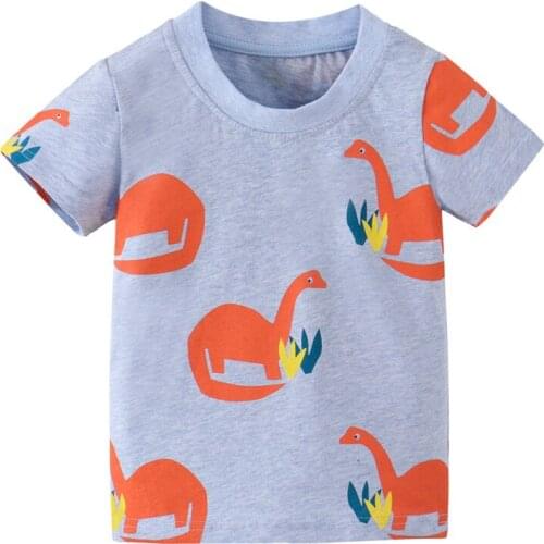 Funnygame Toddler Summer T shirts Cartoon Printed New 2020 Baby Cotton Clothing Casual Tees Tops Boys T shirts