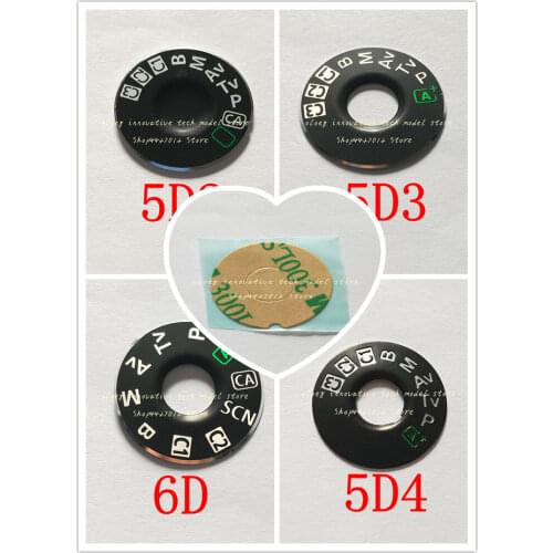 For Canon 600D 60D 700D 70D 80D 5DSR 5DS 7D 7DII mode dial pad, turntable patch, tag plate nameplate Camera repair
