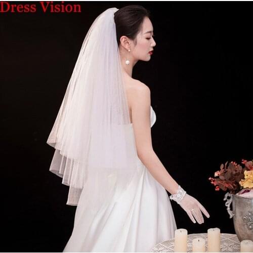 Dress Vision Wedding Short Veils