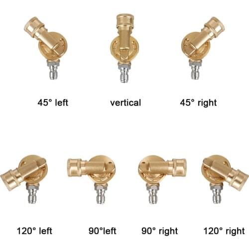 City Wolf 7 angles nozzle high pressue washer metal adaptor G1/4 QC connect with metal lance clean die angle car wash assessory