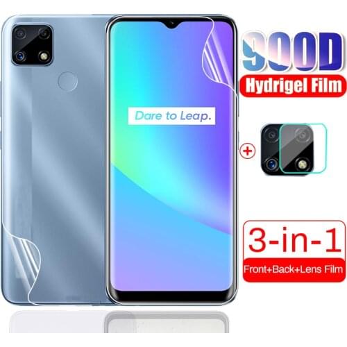 For realmy c25 for oppo realme c25 c 25 25c front back screen protector camera film not glass 6.5" for realmi c25 hydrogel film