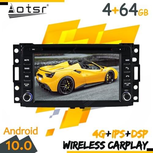 Android Tape Radio Recorder Car For Hummer H3 2006 2007 2008 2009 GPS Navi Multimedia Player Stereo Autoradio Carplay Head unit