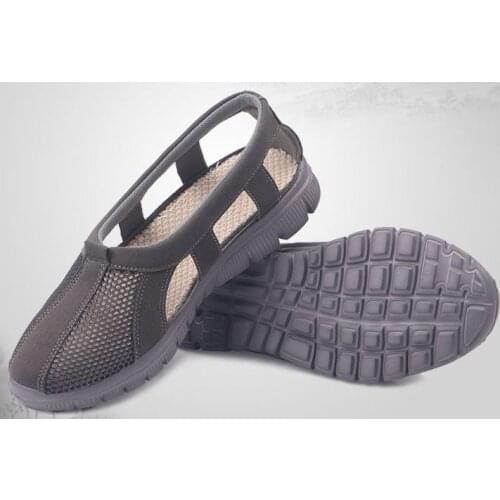 Brown/gray UNISEX high quality zen buddhist shaolin monk shoes lay meditation soft sandals lohan/arhat shoes