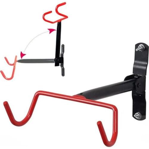 Bicycle Storage Rack Wall Mounted Bike Hanger Hook Solid Steel Bicycle Wall Hanging Hook Heavy Duty Bicycle Rack MTB Accessories