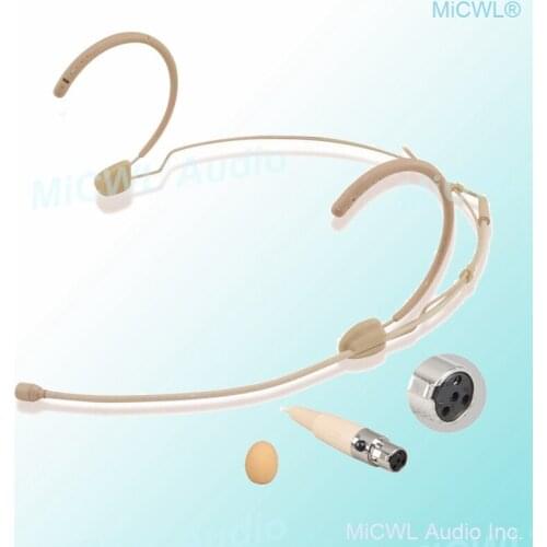 Professional Cardioid Headset Microphone For Shure ULX SLX PGX QLX Music Wireless Mics System mini XLR 4Pin Omnidirectional