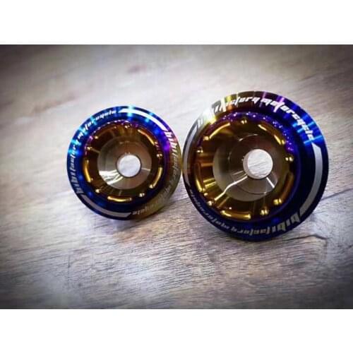 Anti-fall Front Wheel Axle Cover 316 Stainless Steel Titanium Burnt Apply for Niu N1 N1s