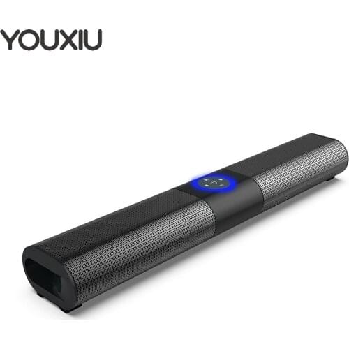 YOUXIU TV Home Theater Soundbar Stereo Sound Bluetooth Speaker Portable Loudspeaker Support TF Card