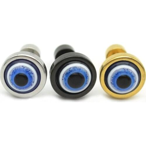 Blue Evil Eyes Ear Stud Stainless Steel Earrings For Women Color Small Ear Jewelry Accessories
