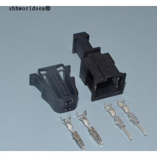 Shhworldsea 1.5mm 2pin for VW auto electrical plug 535972721 plastic cable male female connector 535 972 721535 972 731