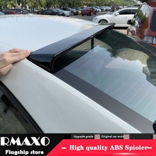 For Jetta Roof Spoiler 2012-2018 TQK ABS Material Car Rear Wing Color VW Jetta Rear Spoiler For Volkswagen Jetta Roof Spoiler