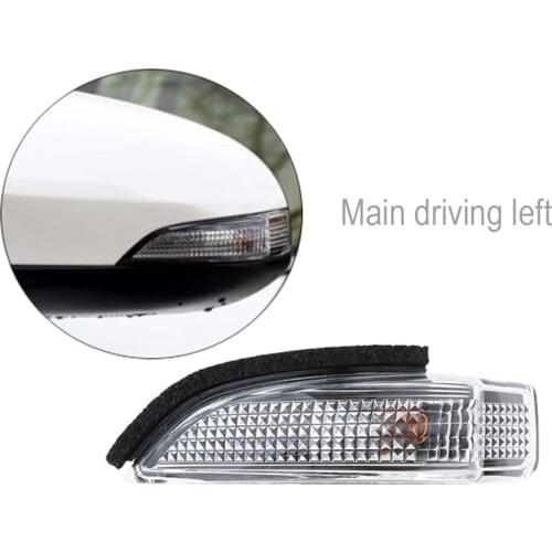 Clear Lens Sequential Flash LED Driver Side Mirror Turn Signal For Toyota For Prius C 2012-2016
