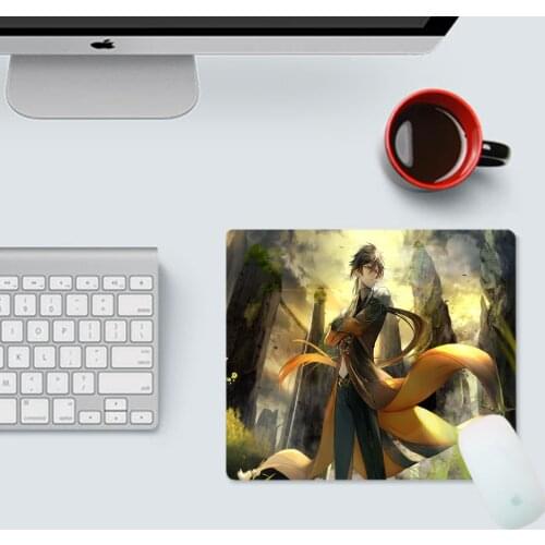Genshin Impact Comfort Anime Mouse Mat Gaming Accessories Mousepad Top Selling Wholesale Gaming Pad mouse 22X18CM Customize