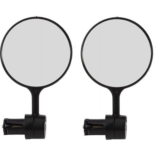 1pcs Bike Handlebar End Mirror Bicycle Rear Mirror Handlebar MTB Side Safety Rear View Mirror Road Cycling Flexible Rearview 21