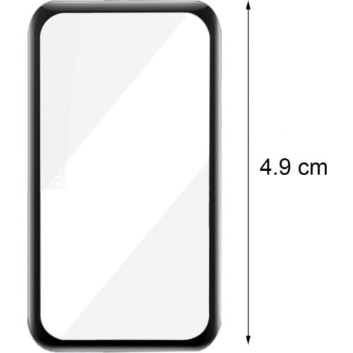 2Pcs Protective Film 3D Curved Full Edge Hot Bending HD Glass Bracelet Screen Film for Huawei Smart Bracelet 6 Watch Accessories