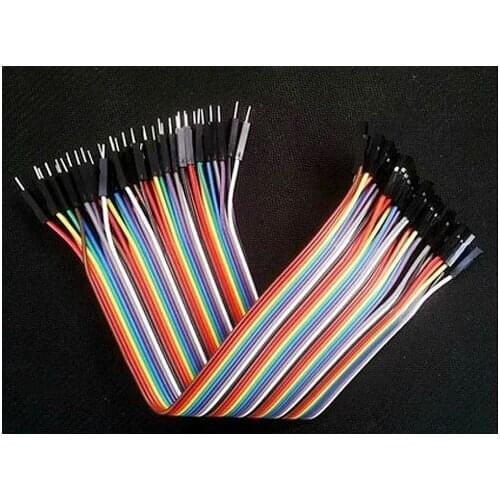 40PCS/LOT 40P 10CM 1P-1P Dupont Cable Male to Female Colorful Dupont Jumper Wire
