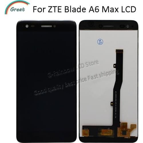 5.5'' For ZTE Blade A6 Max LCD Display Touch Screen Digitizer Assembly Repair Parts For ZTE A6 Max LCD