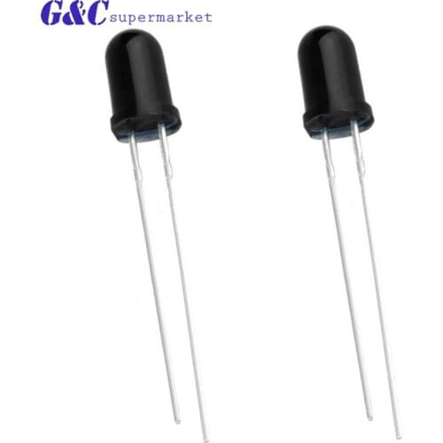 50/100PCS 3/5mm 940nm Black DIFFUSED Universal F3/F5 LED IR Infrared Emitter Receiver Diode