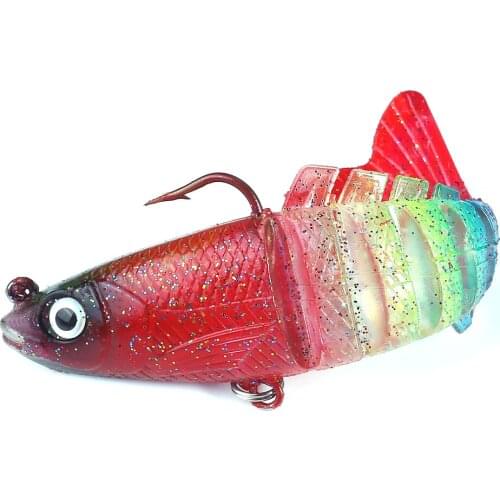 9cm 18g Fishing Soft Lure Wobbler Silicone Bait Sea Sinkers For Fishing Soft Shad Bait Swimbait Surface Lure Silicone Fish