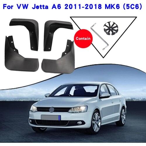 Car Accessories For Volkswagen VW Jetta A6 5C6 Mk6 6 2011-2018 Mudguards Splash Guards Fender Mudflaps Car Fender Mud Flaps