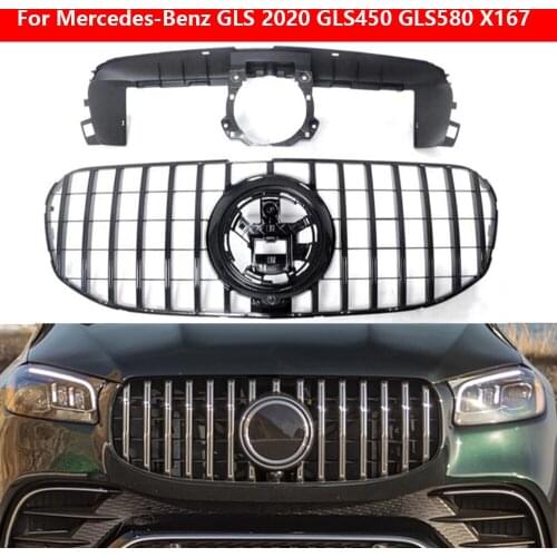 Car styling grille for Mercedes-Benz GLS 2020 GLS450 GLS580 X167 grill for Maybach GT styleX167 grille X167 GT grille tuning