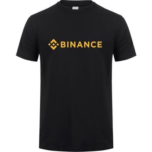 Binance T Shirt Crypto Men Casual Tees Cotton Short Sleeve Cool Tops Tshirt OZ-421