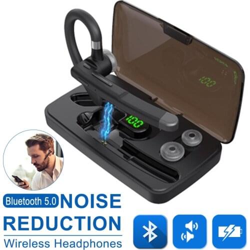Bluetooth 5.0 Earphone Ear-hook YYK-520 Business Headphones Wireless Car Bluetooth Headset Stereo Handsfree with Mic for Driving