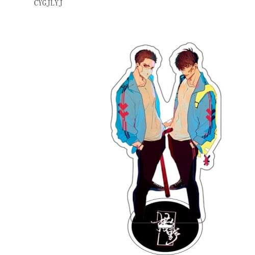 Fashion Novel Sa Ye Keychain Arcylic Stand Figure Model Plate Holder Cake Topper Cosplay Props Jiang Cheng Gufei Jewelry Brelok