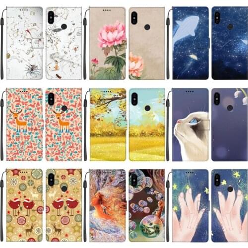 For Xiaomi Redmi Note 6 Case Flip Leather Cover Phone Case With Magnetic Wallet Stand