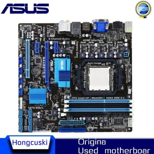 For Asus M4A88TD-M Desktop Motherboard 880G Socket Socket AM3 DDR3 Original Used Mainboard