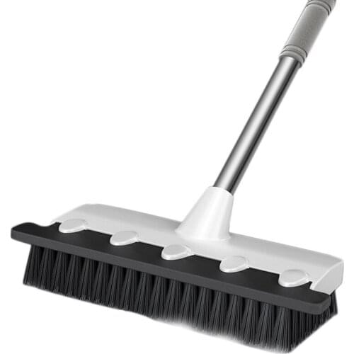 HOT Multifunction Floor Brush Long Handle Bathroom Wiper Adjustable Long Handle Scrubber Wall Brush for Tile Cleaning